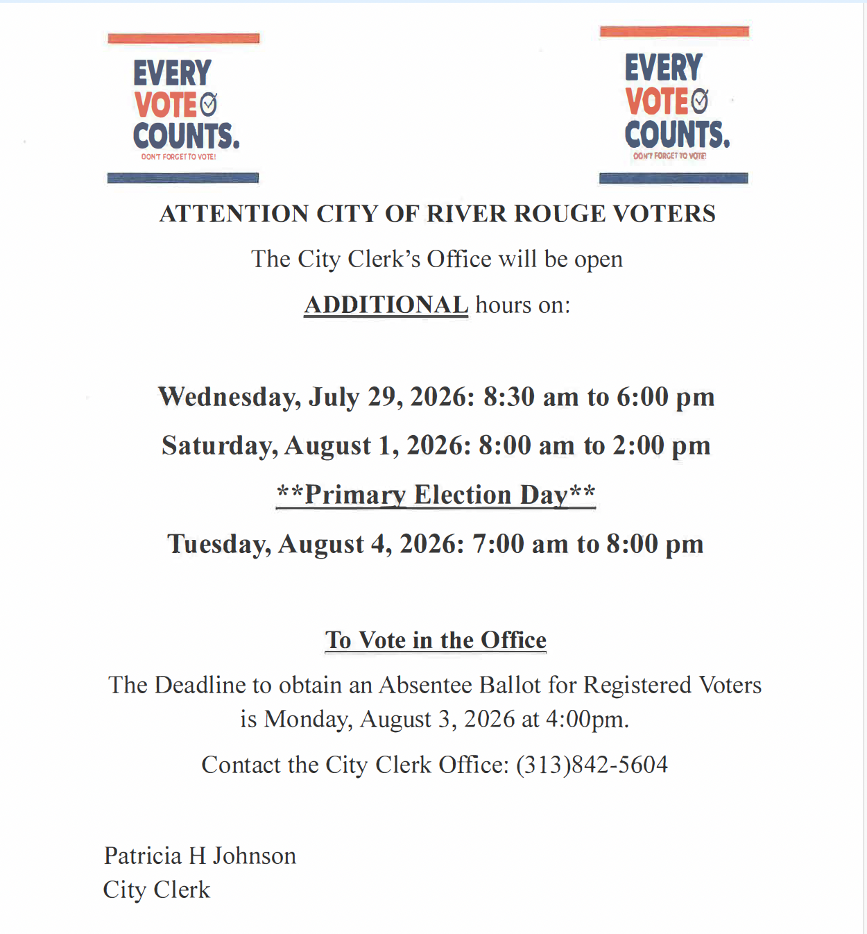 Election 2026 Information Page 1