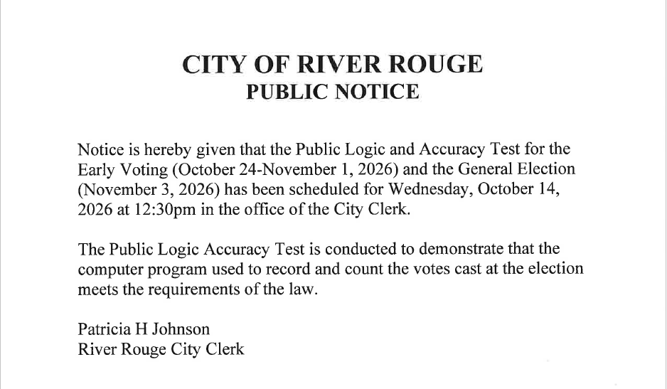 Election 2026 Notice and Information