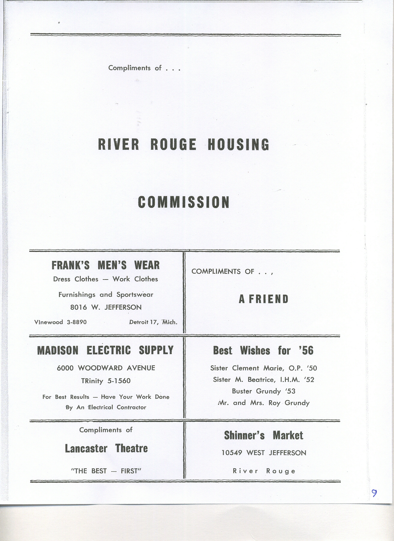 River Rouge Historical Museum Ann Visger School Archive